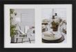 Henzo Modern Gallery Collagelijst voor 2 foto's - Hout - Zwart - 23x35 cm