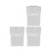 KEDEN Sortibox Recycling vuilnisemmerset, wit, 60 l, 3 stuks