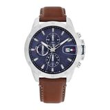 Tommy Hilfiger 1792195 Analoog kwartshorloge voor heren, met leren armband