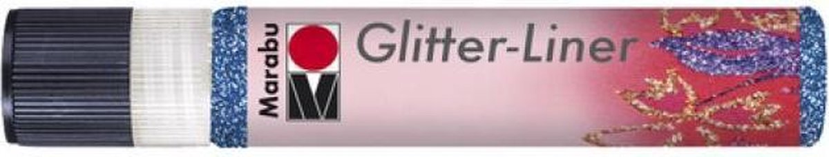 marabu Glitter liner 25 ML - Safier