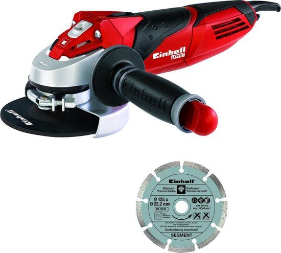Einhell TE-AG 125/750 Kit Haakse Slijper - 750W - 11000 rpm - Ø125 mm - Incl. Koffer