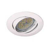 Wonderlamp Basic w-e000104 Pack inbouwspot rond met GU10-fitting, 8,5 x 1,5 cm, 5 stuks, wit