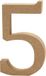 Creotime Houten Cijfer 5 13 Cm