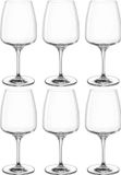 LEONARDO Roodwijn glas, 500 ml, CESTI, helder – voordelige set van 6