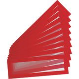 Tarifold Es 195203 Magneetlijst, A5/A4, voor etiketten (55 x 210 mm lang), Magneto Pro voor magneetborden, rood
