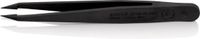 Knipex KN 92 09 02 ESD - Kunststoffpinzette ESD, schwarz
