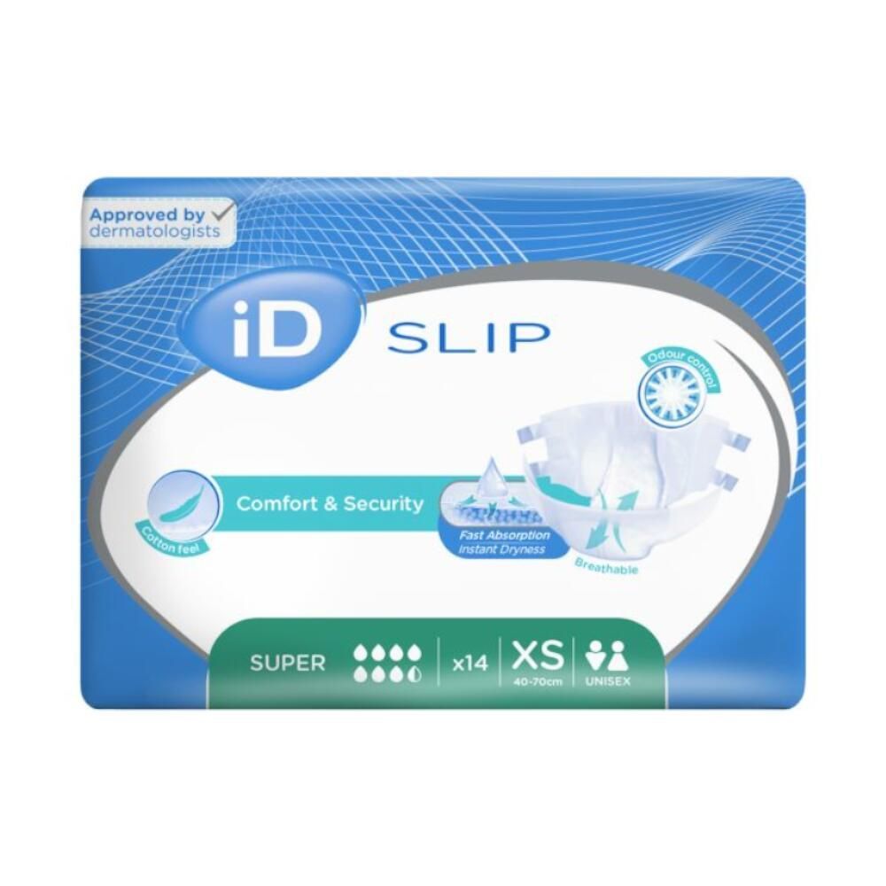 id Slip Comfort & Security Super Extra Small 14 st