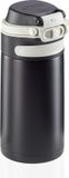 Leifheit Flip Thermosbeker - 350ml - Zwart - RVS