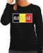 Bellatio Decorations Shoppartners Bv Belgie landen sweater zwart dames XL