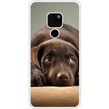 Huawei Bedrukt siliconen hoesje compatibel met Mate 20 Chiot marron