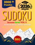 Hard Sudoku Puzzles for Adults 1000: Extreme & Insane Difficulty Large Print Edition