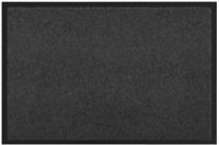 vidaXL Deurmat Antraciet 60 x 40 x 1.2 cm Teddy Stof