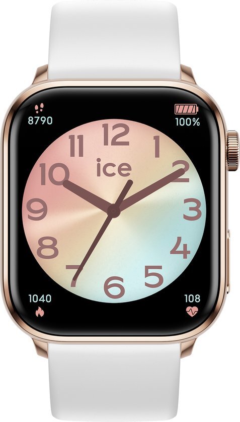 Ice Watch Ice Smart 2.0 - Rose Gold 022537 Horloge - Siliconen - Wit - &#216; 40 mm