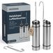 Humidificateur de radiateur - Lot de 2 - Inox - 325 ml - Blanc mat