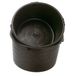 Mondelin cuve à plâtre grande ronde polyéthylène noir