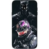 Maniacase Hoesje Samsung Galaxy j7 2018 Lewis Hamilton Zwarte Panter