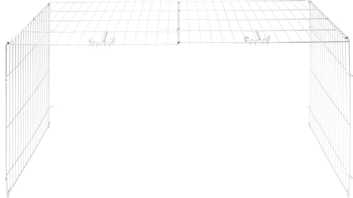 Kerbl Uitbraakversperring voor konijnenhok 72 x 112 x 60 cm