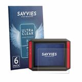 Savvies Screenprotector voor Müller Elektronik TRACK-Guide III - Folie Beschermfolie Transparant 6 Stuks