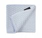 Lullalove Couverture en bambou Motif ailes Bleu 90x90cm