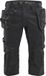 Blåkläder pantalon voor ambachtslieden, piratenbroek met mit, stretch 17541832 - Hommes - Noir