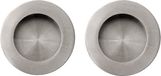 Henderson Poignée de porte coulissante encastrée ronde 50mm inox (2) 385/SS