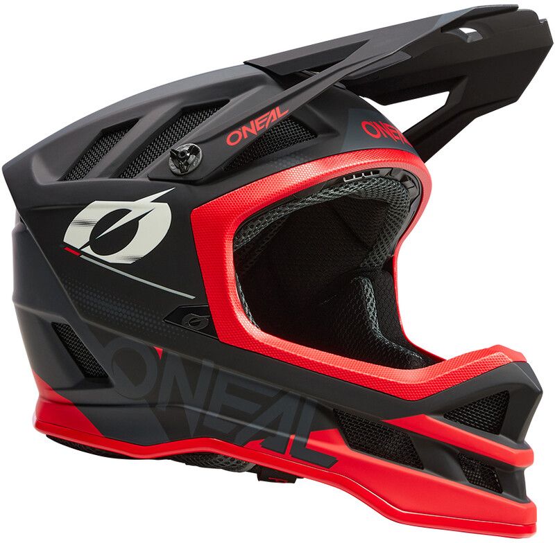 O'Neal Blade Polyacrylite Helm Delta, zwart/rood - 4046068603124