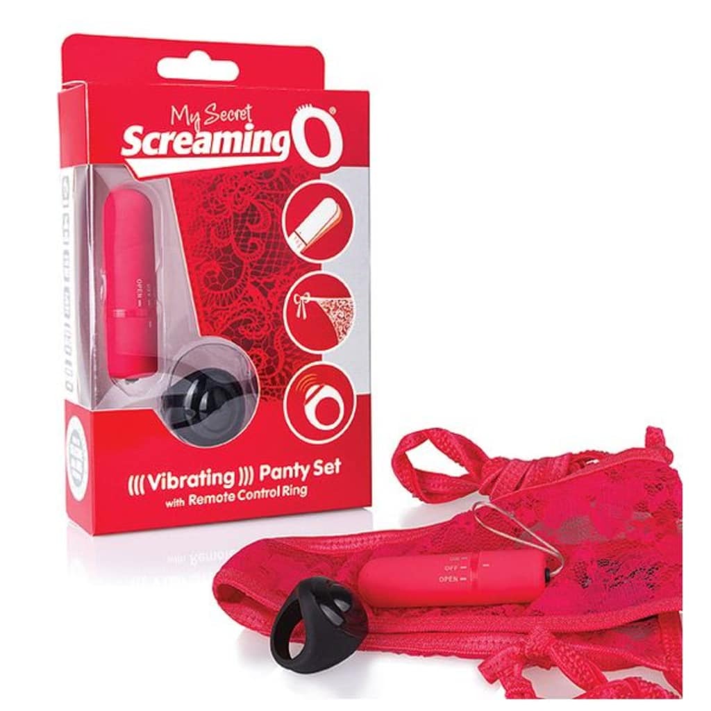 - Afstandbestuurbare Panty Viibrator Rood The Screaming O SCPNTY-R-110