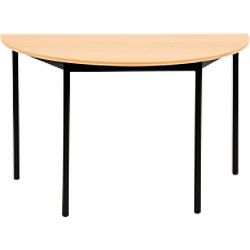 Sodematub Halfronde tafel SODEMATUB FT126DERO-1111 Beuken Zwart