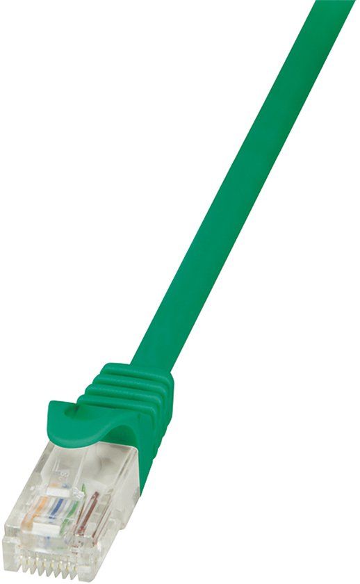 Logilink Patchcord Netwerkkabel Rj45 Voor Pc, Laptop, Router 3M Cat6 Groen