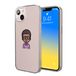Bonateks, Digitaal bedrukte hoes, compatibel met iPhone 14, telefoonhoes, beschermhoes, schokbestendig, siliconen, flexibel, transparant