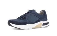 Gabor Heren Sneakers Blauw 8009.15.01 Dreamvelour/Nubuck/Mesh-Marine/Jeans/Azur G½ Maat 44.5