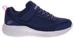 Skechers Blauwe Meisjessneaker Roze maat 30