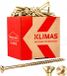 KLIMAS Houtschroeven TOP / geel verzinkt Ø4.0xL35mm / 500st