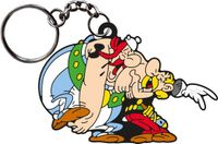 Plastoy Asterix Keychain Asterix & Obelix Laughing 9 cm