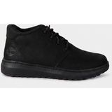 Timberland Hudson Road Mid Lace Up Chukka Boot Black Nubuck