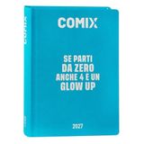 COMIX Agenda 2027 journalier 16 mois, pour école secondaire et secondaire, avec couverture rigide, 576 pages avec graphiques et bandes dessinées, idéal pour garçons et filles, format mignon 9 x 12,5