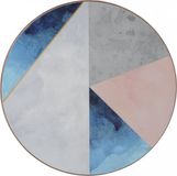 Creative Tops Onderzetters Geometric Palette 12 Cm Kurk 4 Stuks