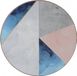 Creative Tops Onderzetters Geometric Palette 12 Cm Kurk 4 Stuks