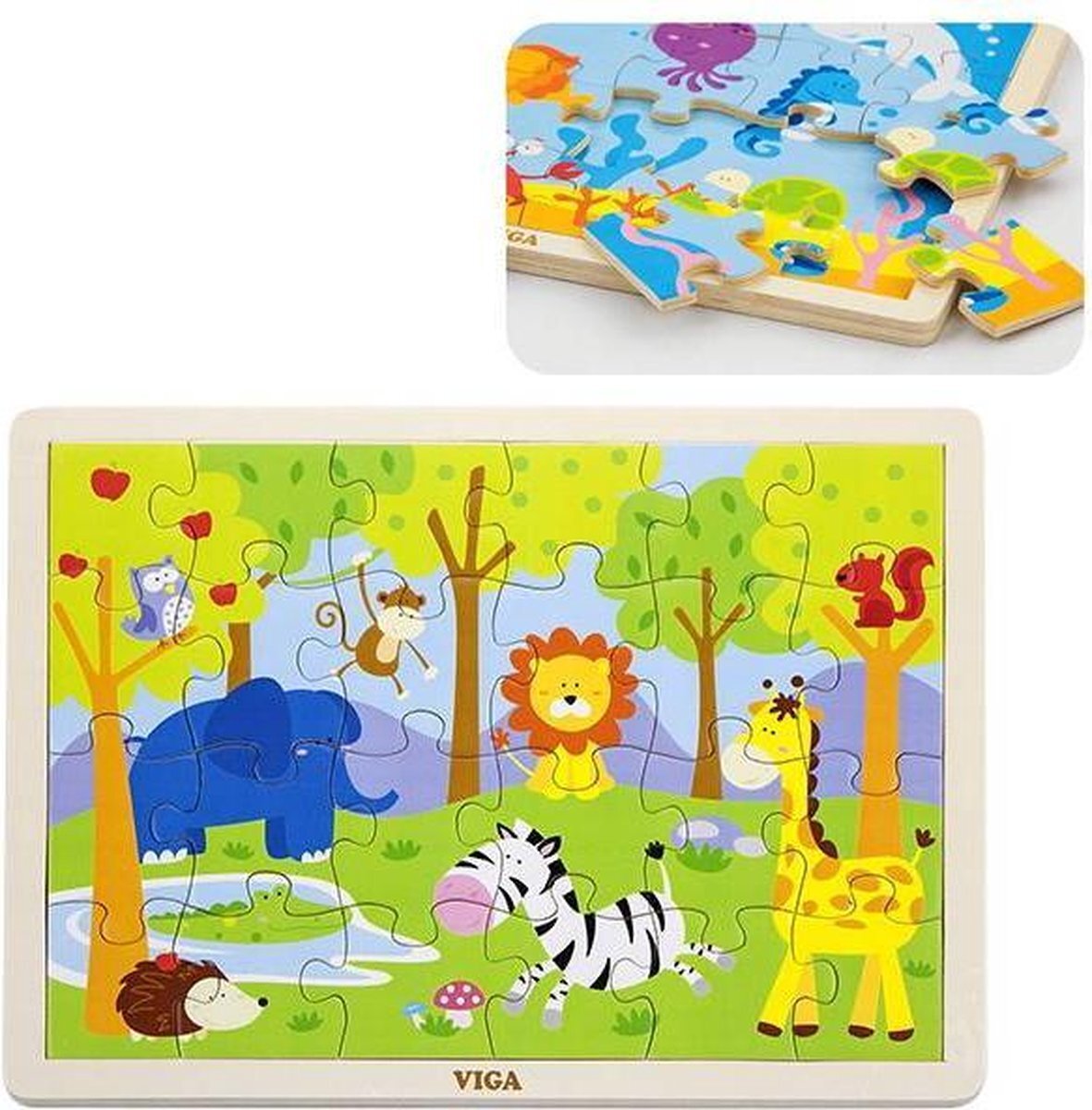 Viga Toys Viga Toys - Puzzel - Safari