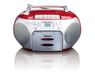 Lenco SCD-420 Draagbare CD-speler - Zwart/Rood