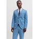 JACK & JONES PREMIUM JPRFRANCO slim fit gebreide colbert - blauw