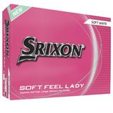 Srixon Soft Feel Lady golfbal voor dames, lage compressie en opstijging, gemakkelijk bovendeel, ultrazacht gevoel, ideaal voor matige schommels en meer precisie