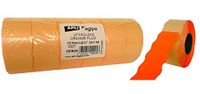 Agipa 100924 etiketten, neonoranje, 6 rollen à 1000 etiketten