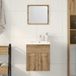 Maison Exclusive - Ensemble de meubles de salle de bain, 2 pièces, placage chêne Artisan