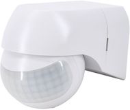 BEMKO Détecteur de mouvement PIR - Capteur de mouvement LED 800W - Pour extérieur IP44 - Détection 180° - Max. 12 m - Blanc