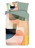 Good Morning dekbedovertrek modern / abtract - 1 persoons 140x200/220 cm - Multi - 100% Katoen renforcé