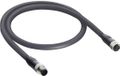 Belden 10965-1 Sensor/actuator dataconnector, geassembleerd M12 Aantal polen (sensoren): 5 Stekker, recht, Bus, recht 1 m