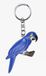 Cornelissen Houten blauwe Macaw Ara papegaai sleutelhanger 8 cm - Cadeau artikelen