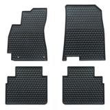 Megiteller Auto Vloermatten Custom Fit voor Hyundai Elantra 2023 2022 2021 2020 2019 2018 2017 Geurloos Wasbare Heavy Duty Rubber (Alle Weer) Vloervoeringen Zwart