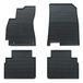 Megiteller Auto Vloermatten Custom Fit voor Hyundai Elantra 2023 2022 2021 2020 2019 2018 2017 Geurloos Wasbare Heavy Duty Rubber (Alle Weer) Vloervoeringen Zwart